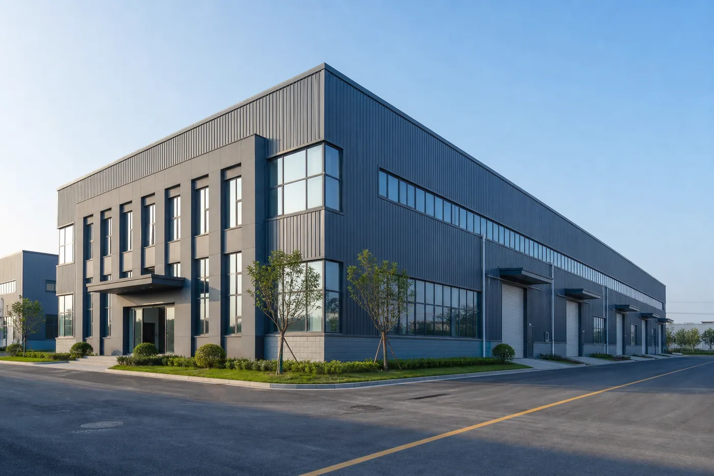 Gym flooring manufacturing building in Dezhou, Shandong