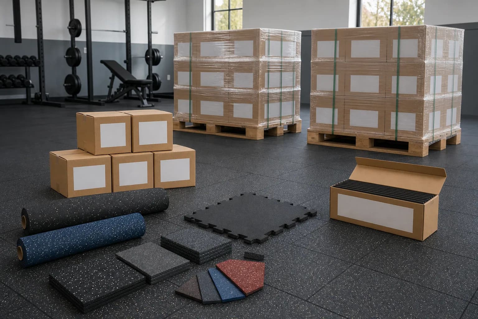 Multi-product OEM market launch: subfloor, set-out and installation control using version-controlled OEM program for construction, color, artwork and packing