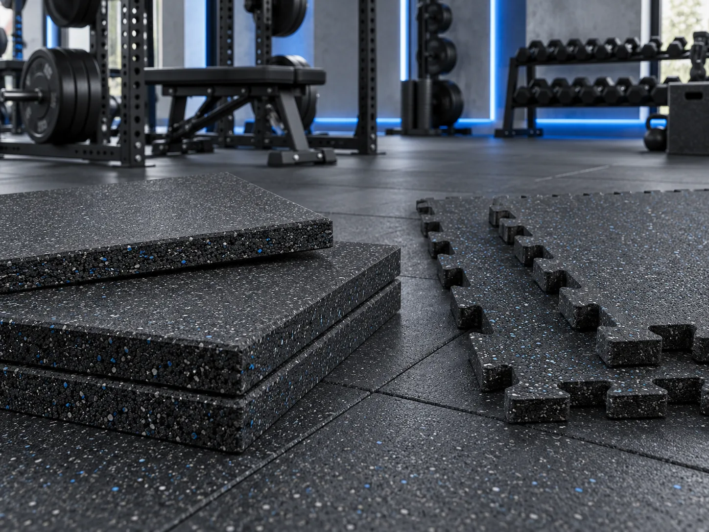 Rubber Flooring Tiles product system